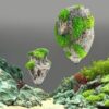 Aquarium felsen kunststoff dekoration