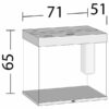 juwel lido 200 aquarium borosilikatglas
