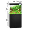 juwel lido 200 led aquarium schwarz unterschrank