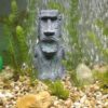 statue aquarium deko moai